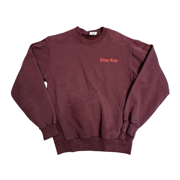 Stray Rats Crimson Crewneck