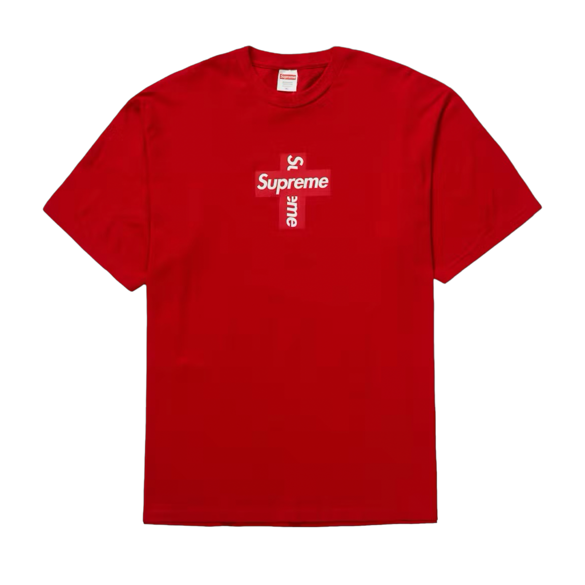 Supreme Cross Box Logo Tee Red
